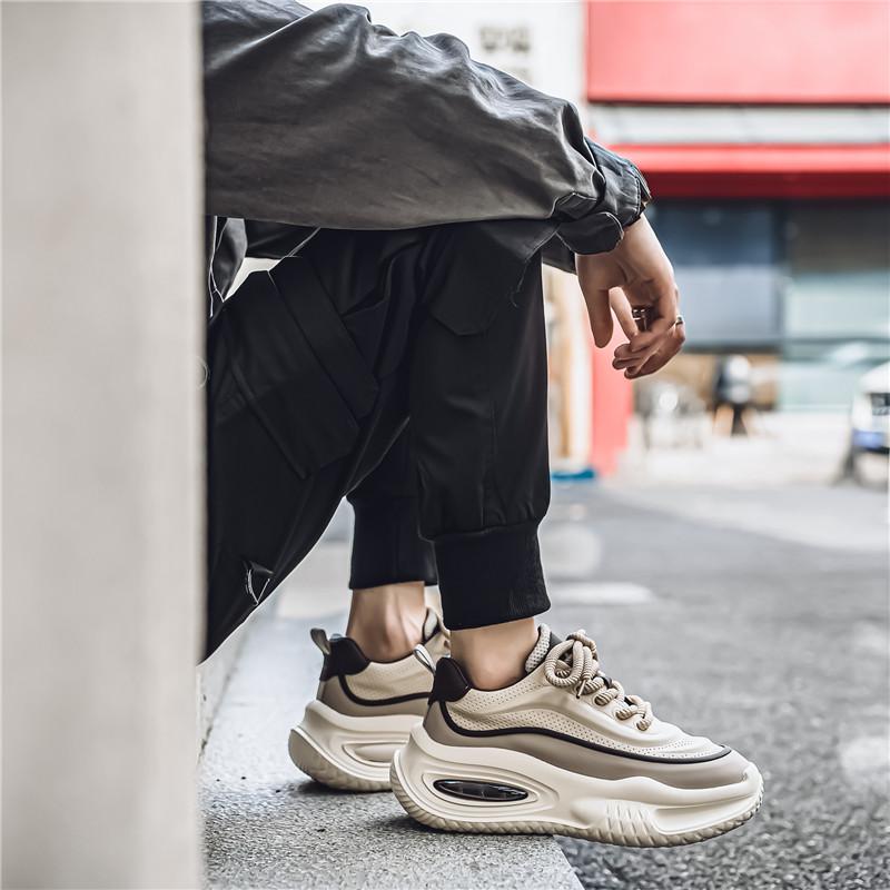 Neue Vier Jahreszeiten Freizeit Sport Leder Herren Daddy Schuhe Mode Bequeme Sport Freizeitschuhe