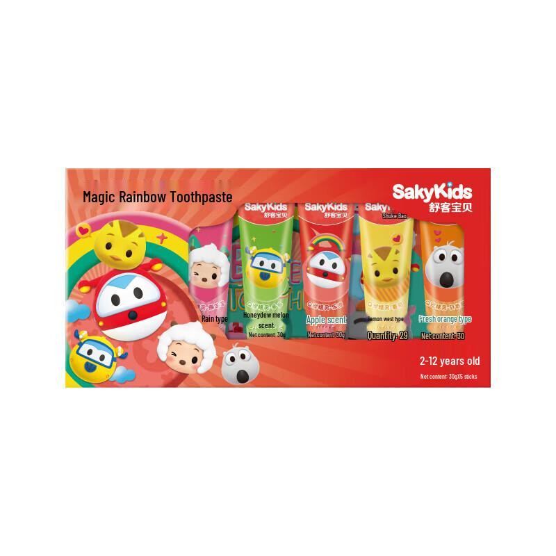 

Shukebei Magic Rainbow Kids Toothpaste Set