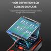 4 in 1 Gas Detector, Portable O2 LEL CO H2S Monitor with LCD Display and Backlight, Data Storage, Multi Gas Detector