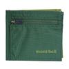 Compact Nylon Flat Wallet Designed to Prevent Cards from Bending [Montbell] Men's Bi-fold Wallet, 1133371, (Green (GN))
