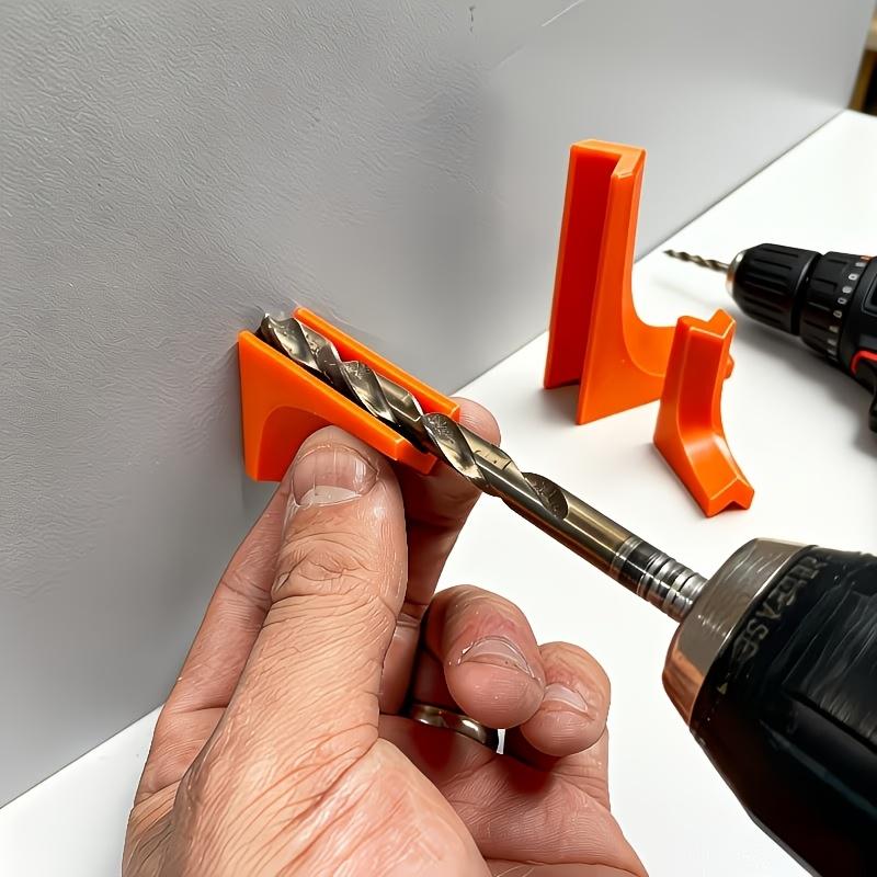 3pcs Drill Guide Rail, Vertical Square Positioning Tool,V-groove Fitting Design,More Wear-resistant and Durable Than Round Rails