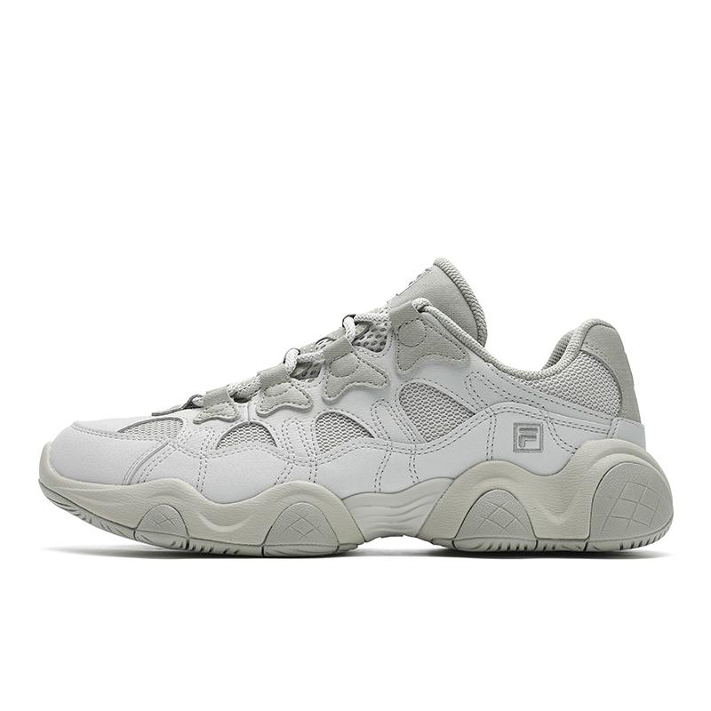 New FILA Breathable And Lightweight Low Top Casual Shoes Men's Gray Silver F12M532150FFS
