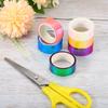 6 Rotoli 15mmx5m Nastro Metallizzato Autoadesivo Foglio Olografico Specchio Metallico Mascheratura Adesivo Decorazione Scrapbooking Nastro Mascherante