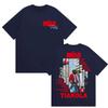 Rapper TIAKOLA MELO Tour 2025 Grafik Damen Herren Retro Hohe Qualität Rundhals Damen T-Shirts Hip Hop Kleidung Oversized T-Shirt