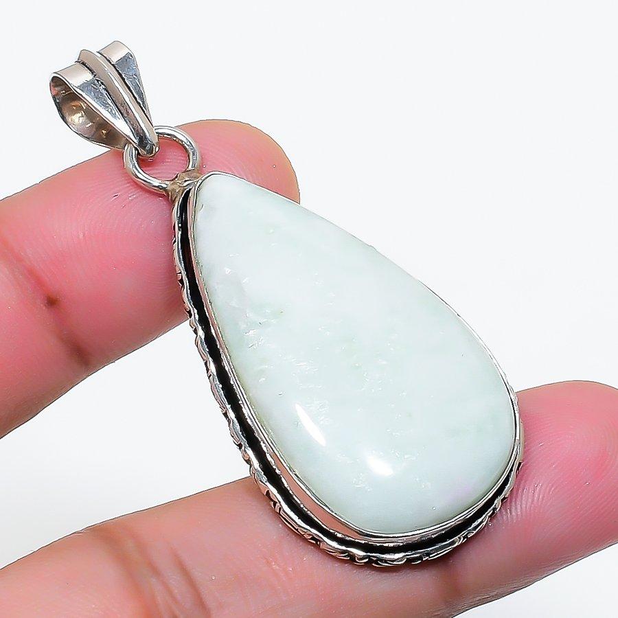 Natural Hememorphite Gemstone Handmade 925 Sterling Silver Pendant 2.05 AP-15590