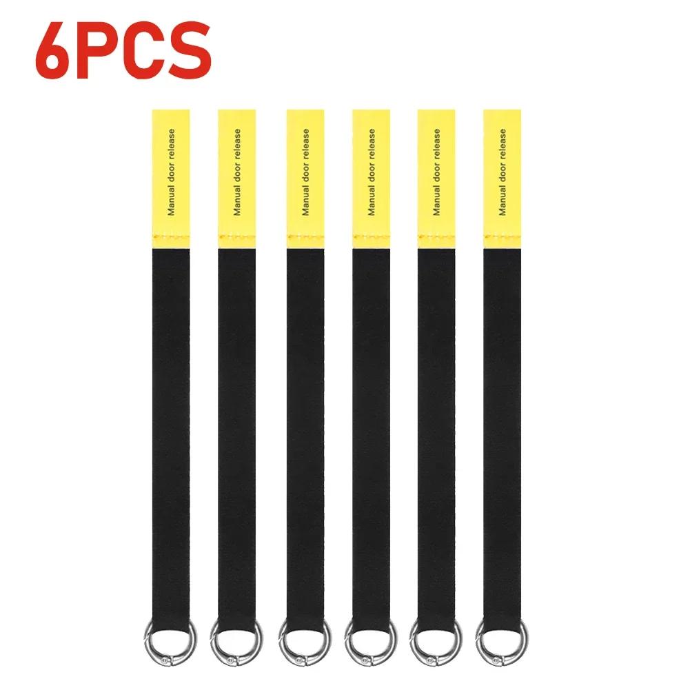 Für Tesla Model 3 Y Hintertür Notfälle Sicherheits-Ziehseil Mechanischer Schalter Griff Notfall-Abzieher Knopf Autozubehör