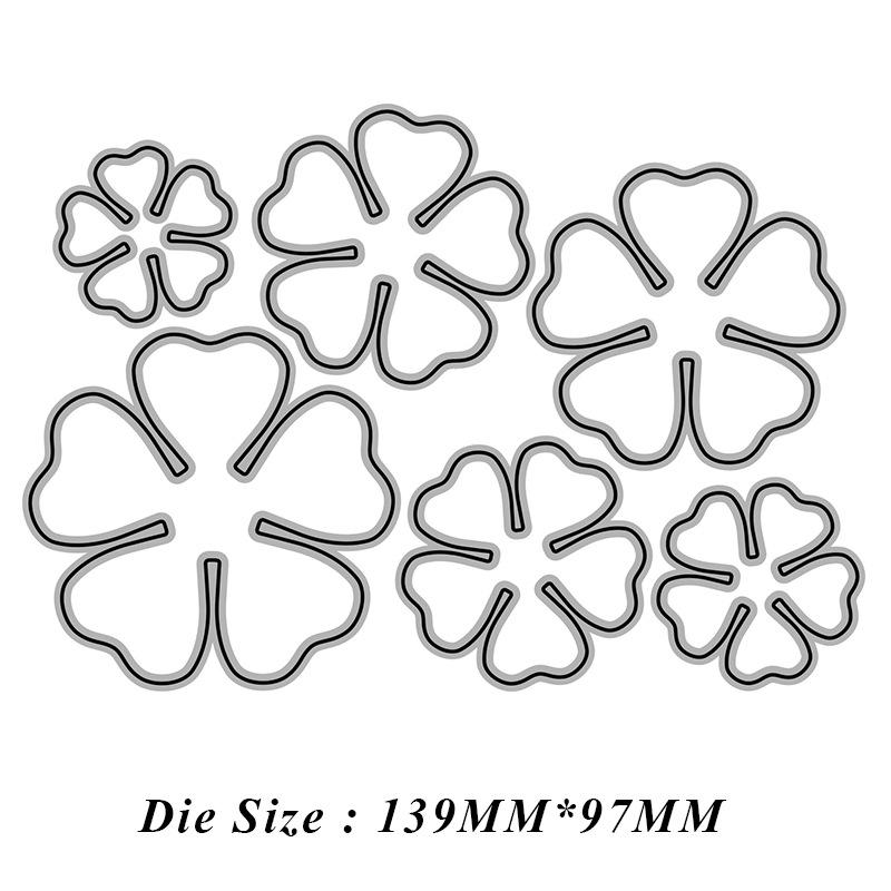 

3789 Flower Petals Metal Die-cut Carbon Steel Knife Die for DIY Projects - New Arrival June 2022 139x97mm, 15g each