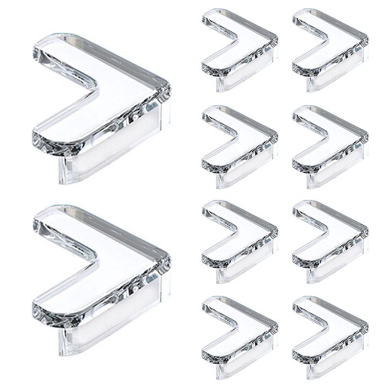 10Pcs Transparent Child Safety Corner Protectors Furniture Corner Edge Safety Protectors PVC Corner Bumpers Covers
