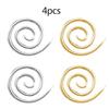 2PCS Spiral Cable Knitting Needle Stainless Steel Circular Sewing Needle Knitting Needles Stitch Holders Handmade Knitting Tools