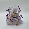 Anime One Piece Figure Q Edition Sitting Posture Nika Luffy Cute Toy Statue Doll Collection Car Decor Children Birthday Gifts
