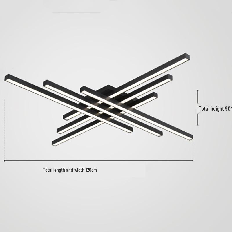 Modern Minimalist LED Ceiling Light for Living Room, Bedroom, and Study