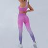 Women's Seamless Gradient Yoga Set