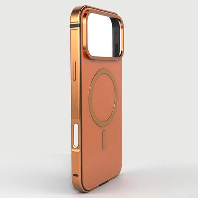 Pro iPhone 17 Pro Pouzdro Kovový TPU Rám PC Zadní Kryt Telefonu Kompatibilní s MagSafe
