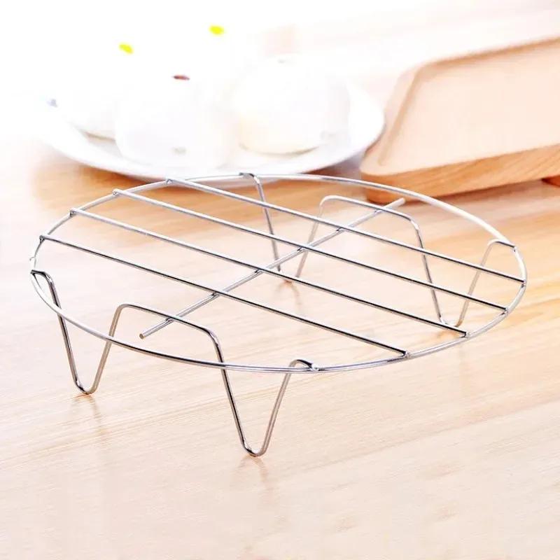 New High Foot Stainless Steel Steaming Rack Four-corner Steamer Egg Rice Cooker Vegetable for Stainless Steel Steaming Rack