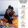 1pc Eagle, Ocean Sunset Blanket Lightweight Blanket Throw Blanket For Sofa, Bed, Travel, Camping, Livingroom, Office, Couch, Chair yy251010014