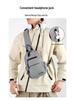 Men's Multi-Compartment Crossbody Bag: Outdoor Sports & Business Commute Handbag