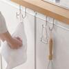 Kitchen Bathroom Cabinet Door Back Type Non-marking Door Back Hook Coat Hook S-type Hole-free Hook