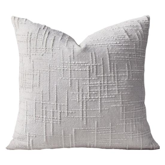 Textured Pillow Cover 18" x 18" Solid Color Throw Pillow Cover Decorative Pillow Case with Hidden Zipper for Couch Sofa Car Travel