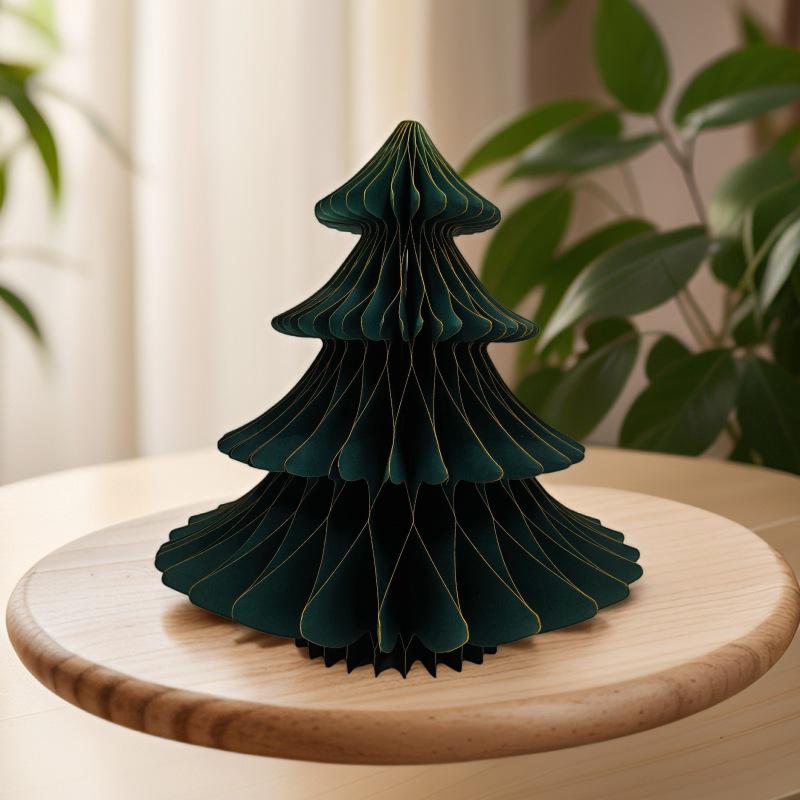 Christmas Tree & Honeycomb Ball Paper Party Decorations Red Tree