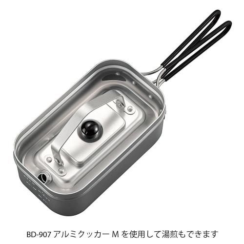 BUNDOK Aluminum Kettle BD-906 Solo, Lightweight, 350ml, Silver