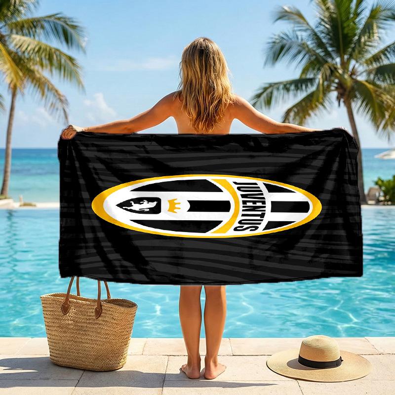 Telo da Spiaggia Juventus FC Morbido Microfibra Asciugatura Rapida Assorbente per Spiaggia Piscina Viaggio
