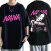 Anime Nana Osaki Print T-Shirts Herren Damen Kurzarm Baumwolle Freizeit T-Shirt Übergröße Harajuku Streetwear Kleidung für Teenager
