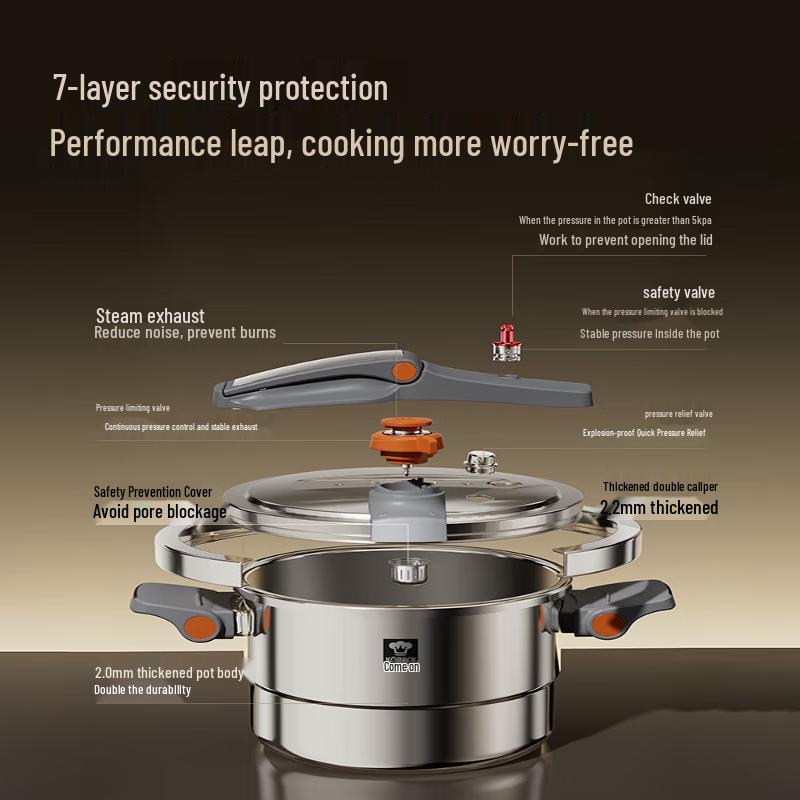KOBACH 304 Stainless Steel Pressure Cooker