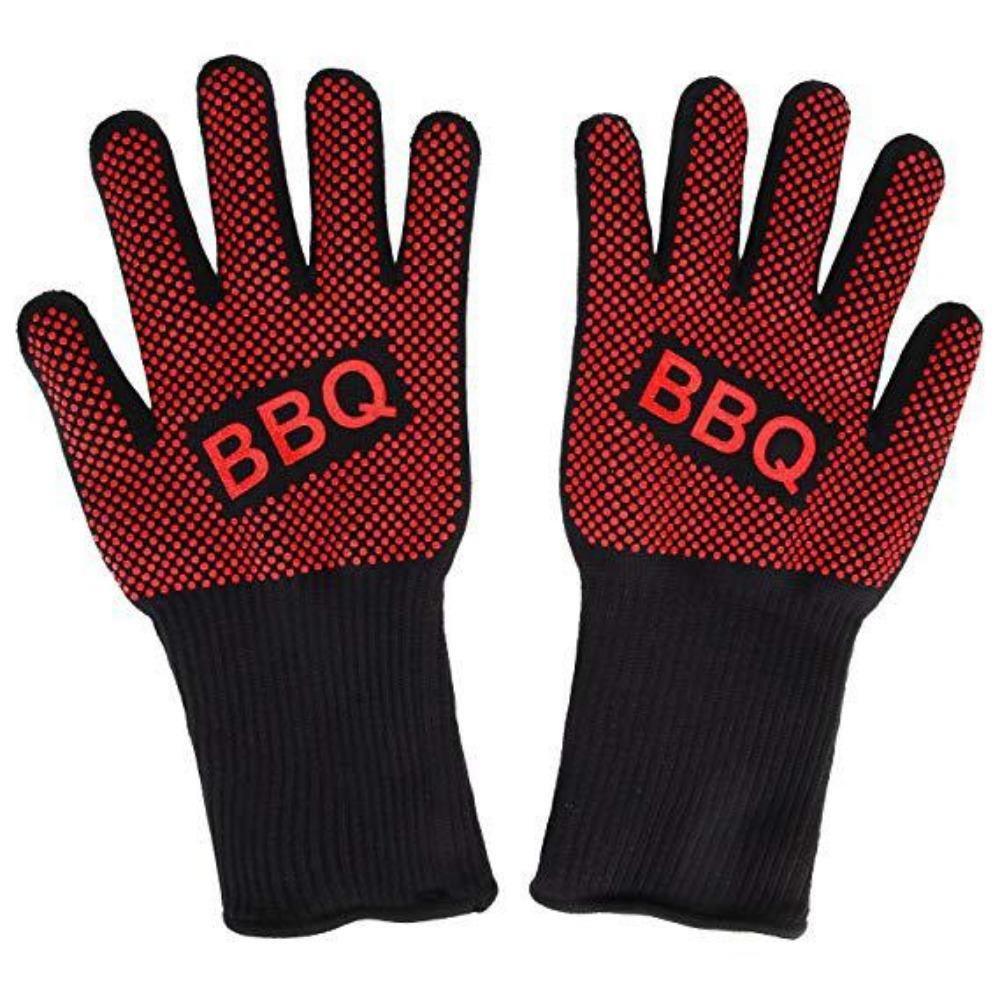 High Temperature Resistant 500/800 Degree Microwave Oven Silicone Non-slip Gloves, Heat Insulated Barbecue Oven Gloves