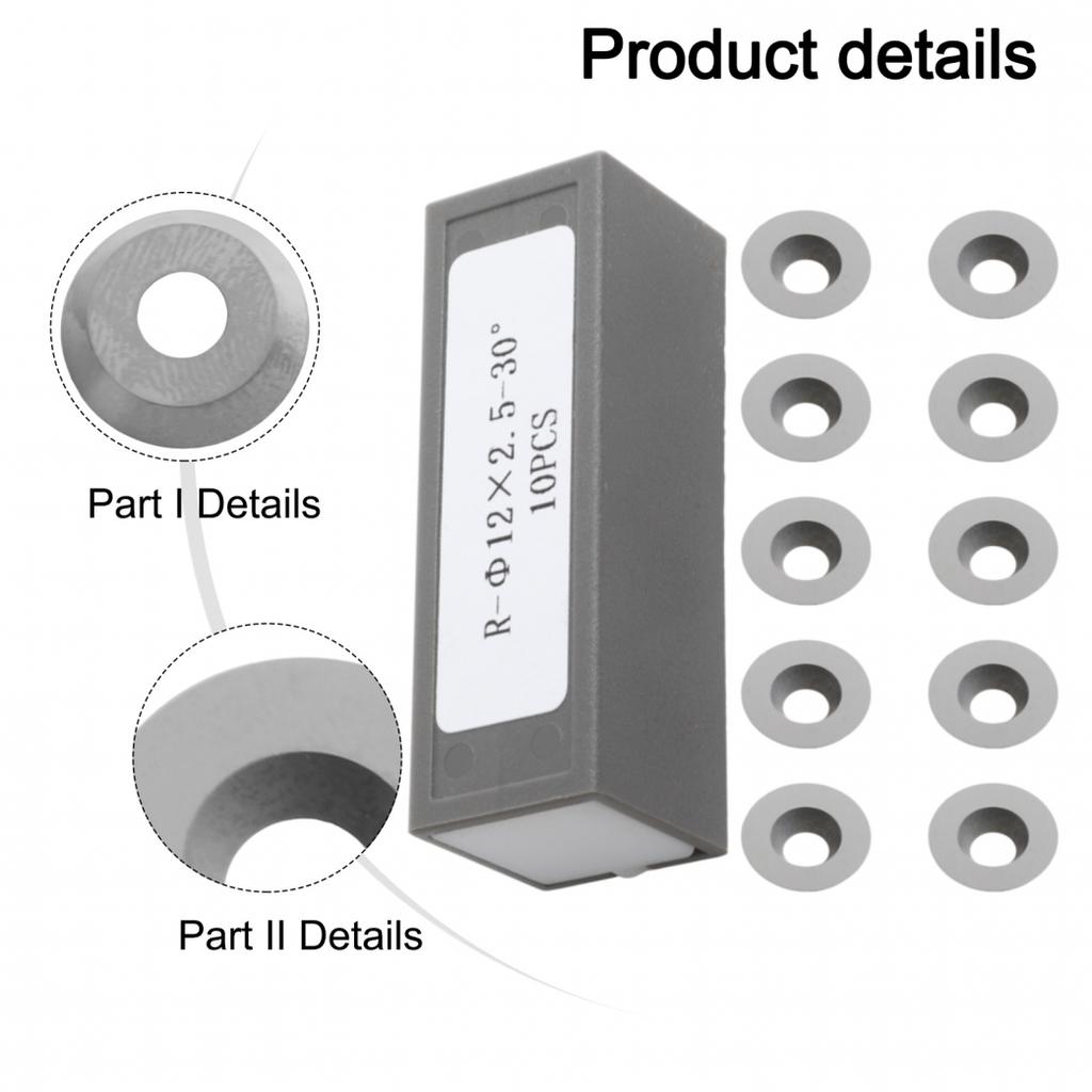Rund meiselskjærer karbid indekserbare innsatser for mini og for finisher.