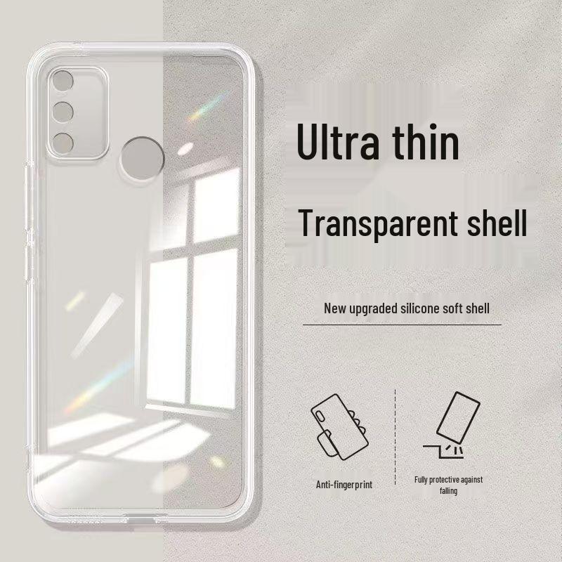 Honor 9A Solid Color Rubik's Cube Liquid Full Coverage Anti-drop Soft Case - New Model