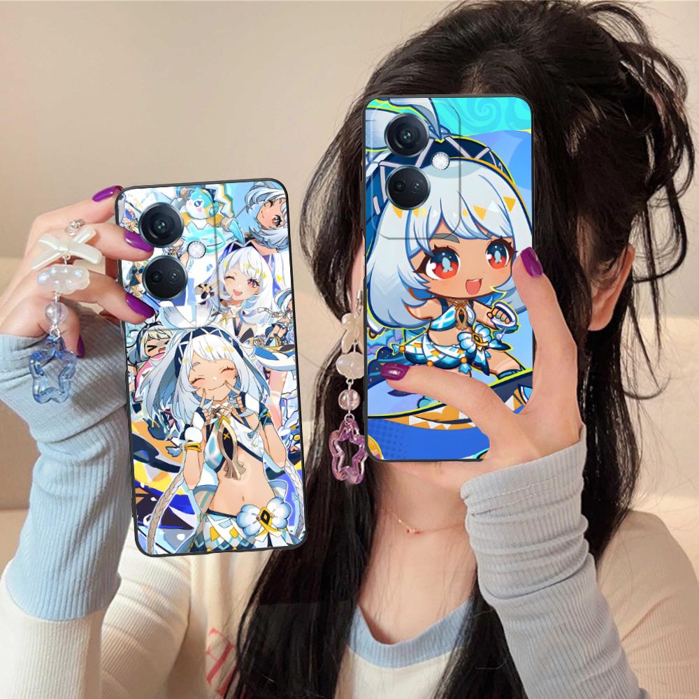 Spiel GI Mualani Mattes TPU-Handyhülle für OPPO Reno 14 13 12 11 10 9 8 7 6 5 F T Pro 5G Bunte Druckabdeckung