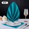 Cotton Western Table Napkins Reusable Placemat for Kitchen Wedding Decoration Hotel Special Absorbent No Lint Cup Wiping Cloth
