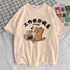Cartoon Cat Tshirt Girl Comfortable Pastel Punk Gothic T-shirt Pastel Grunge Streetwear Anime Classic Y2k