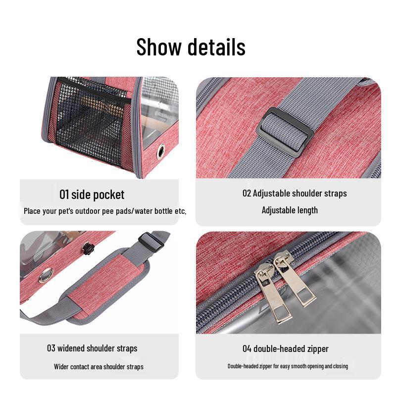 Portable Foldable Travel Bag for Birds, Hamsters, Rabbits, and Small Pets