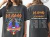 Unisex Shirt Cotton Oversize Large Size 2024 Def Leppard And Journey Summer Stadium Tour Shirt Def Leppard Fan Shirt
