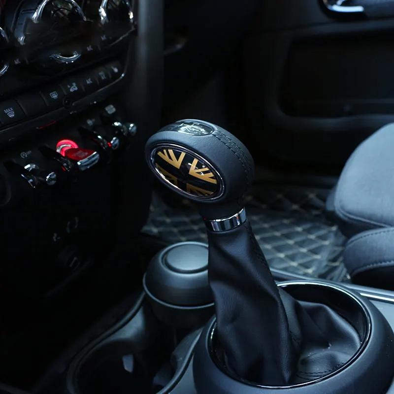 2PCS Car Gear Shift Panel Cover Stickers Decals FOR MINI COOPER F54 F55 F56 F60 COUNTRYMAN Modification Decoration Accessories