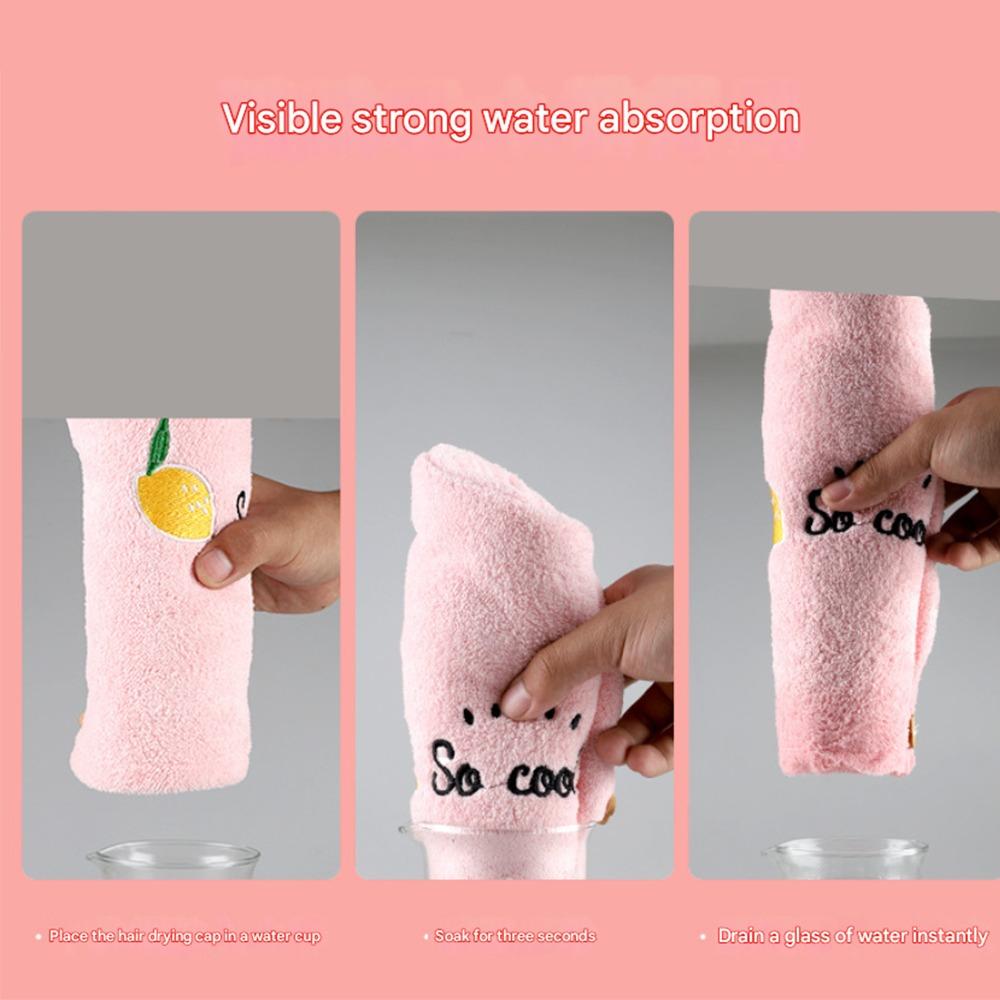 Luxury Microfiber Hair Drying Towel, Fast Dry Shower Cap Turban, Soft Head Wrap For Wet Hair, Bathroom Accessories Spa Towel Cap