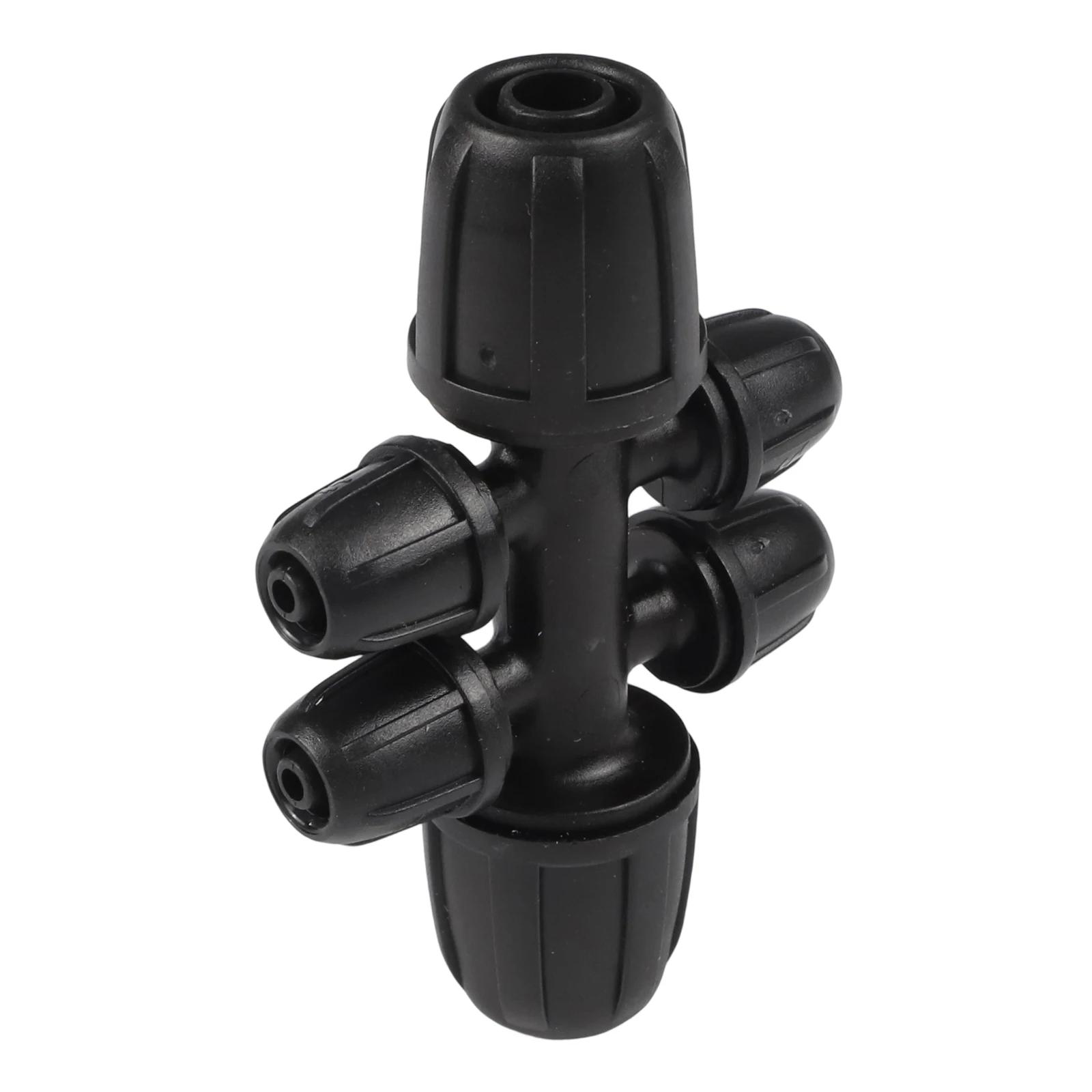 

6-Way Barbed Connector Barbed Lock Irrigation Connector Raised Beds Watering System Versatile Compatibility For 4 7mm Drip Line China Mainland