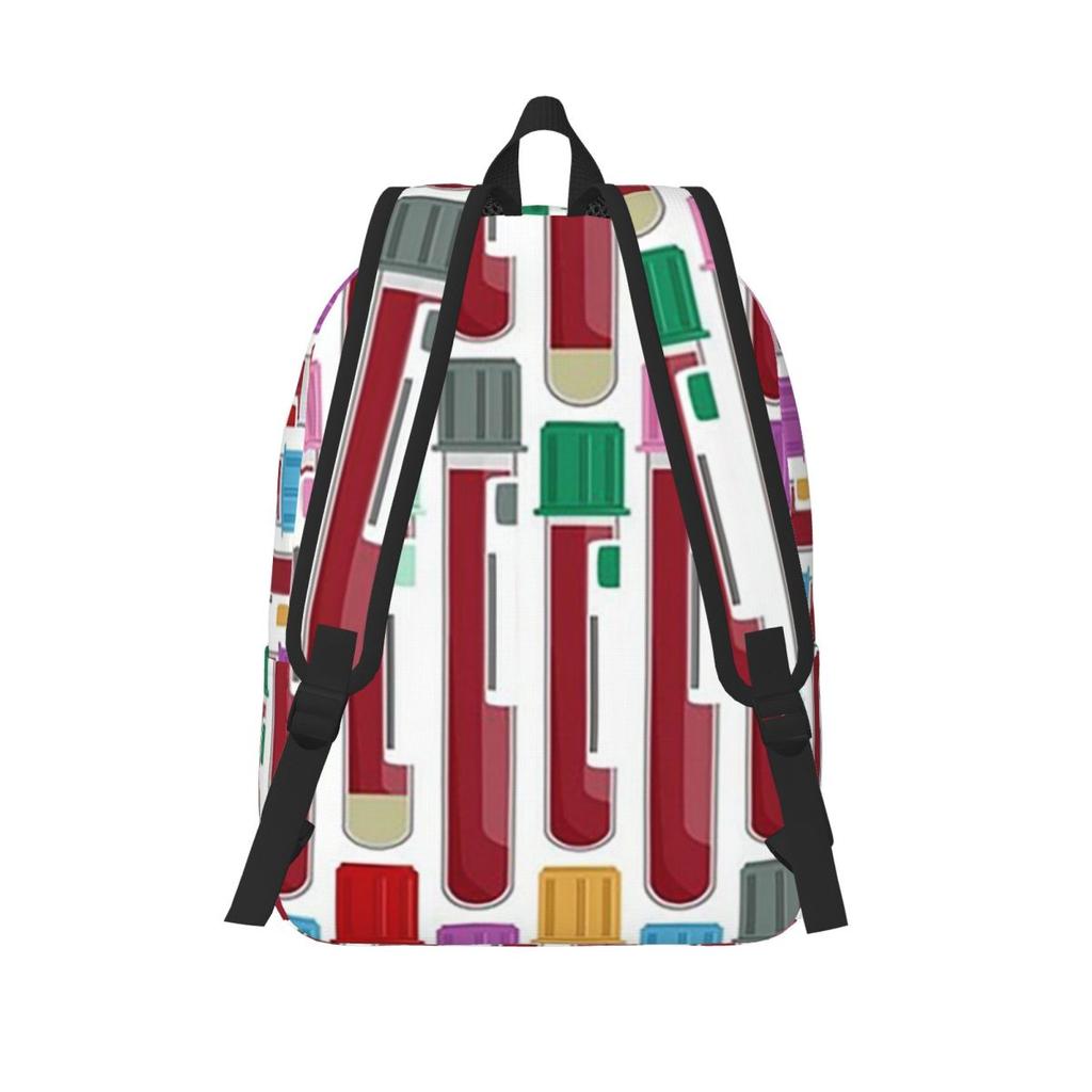 Phlebotomy Blood Tubes Backpack Hot Sale Daypack Large Capacity Children BookBag School Bag Shoulder Bags for Men Women