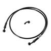 Hihaha Motorcycle Brake Hose Clutch Hose/Angle 28°+90° Durable/Black 1 Set