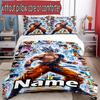 3pcs Duvet Cover Set (1*Duvet Cover + 2*Pillowcase, Without Core), Custom Name DRAGON BALL Pattern Bedding Set, Home Bedroom Decor Gift
