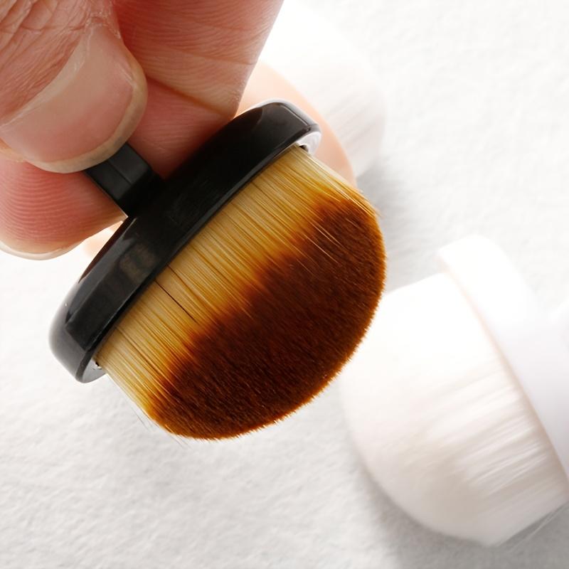 Soft Nail Ring Brush/Short Handle/Gentle Dust & Debris Remover for Manicures/Fragrance-Free/Ergonomic Design for Nail Technicians