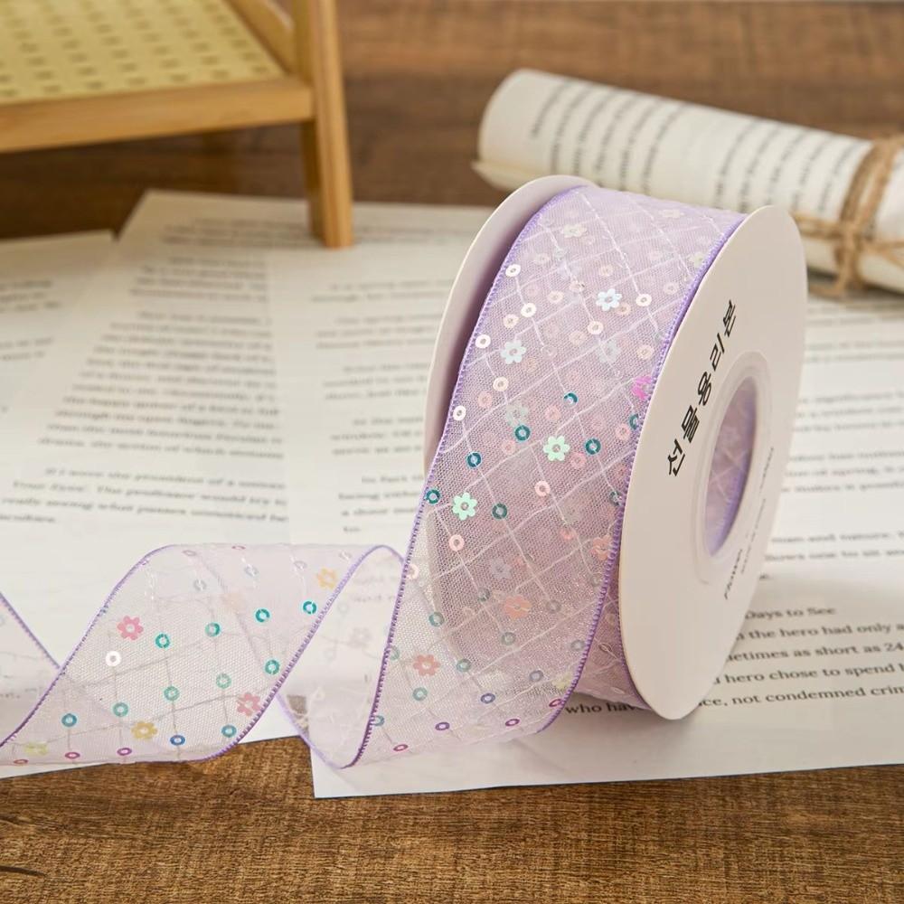 4cm Silk Ribbon Gift Wrapping Bouquets DIY Decor Creative Chiffon Ribbon