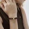 MOI Studio Bread Clip Cham Brown Knot Bracelet