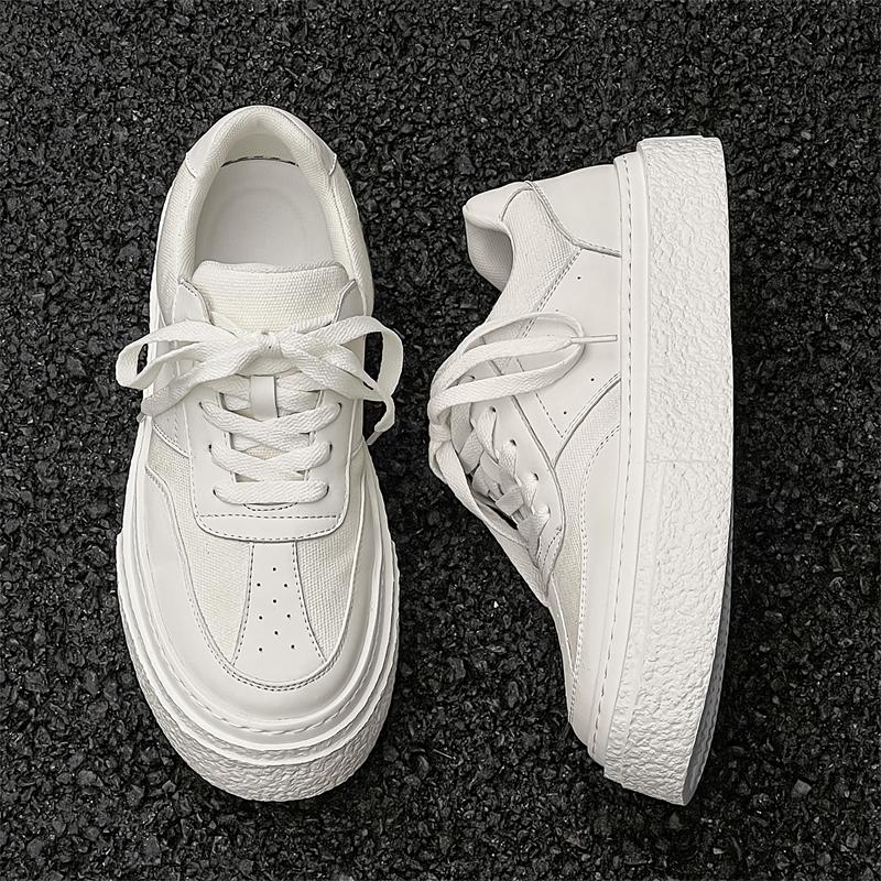 Fashion New Luxury Brand Leather Mens Shoes High Quality Outdoor Non-Slip Sneakers Lace-up Platform Men Designer Formal Shoes Moccasins