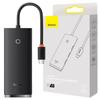 Hub 4W1 Baseus Lite Series Usb-C Do 4X Usb 3.0 + Usb-C, 25Cm (Czarny)
