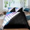 Piano Keys King Queen Duvet Cover 3D Cartoon Musical Notes Bedding Set For Kids Teens Adult Fashion Music Polyester Quilt Cover