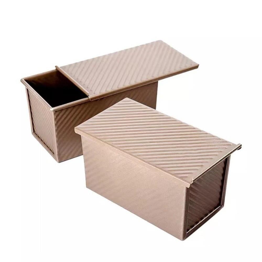 with Cover Bread Baking Mould Rectangle Shape Cake Toast Box Loaf Pan Oven Cake Baking Making Tool