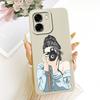 For Oppo A6 4G Case Oppo A6x 5G CPH2783 Pretty Girl Sunflowers Painted Cover Soft Silicone Case For Oppo A6x 4G OppoA6 5G Fundas