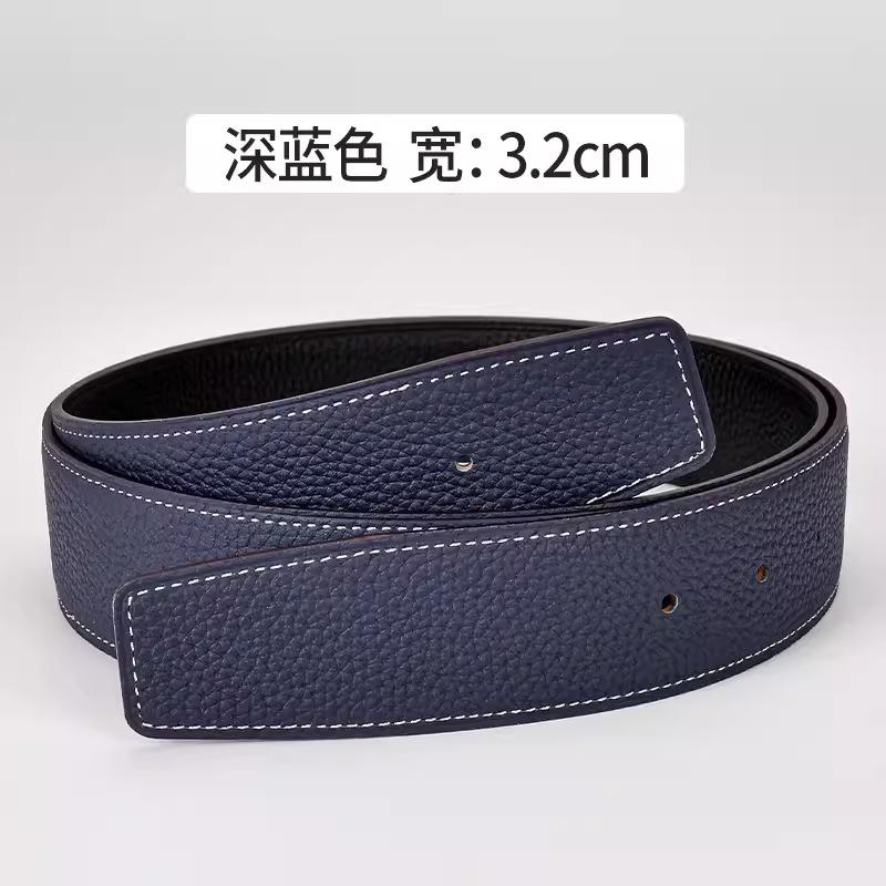 Hoofdeloze Riem Heren Leer Neemt Niet Het Voortouw Herma Heren Vervanging Puur Koeienhuid Gesp-Loos Heren Riem Strip Directe Verkoop 105cm black